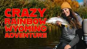 Wyoming Trout with Crazy Rainbow Fly Fishing