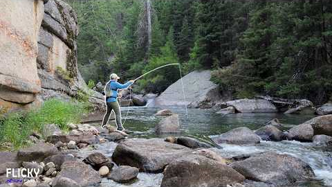 Catching 100 Trout Here is Easy... (Fly Fishing Perfection)