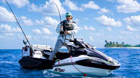 48 Hrs Deep Sea Fishing for Giants on a JET SKI.. (Catch Clean Cook)